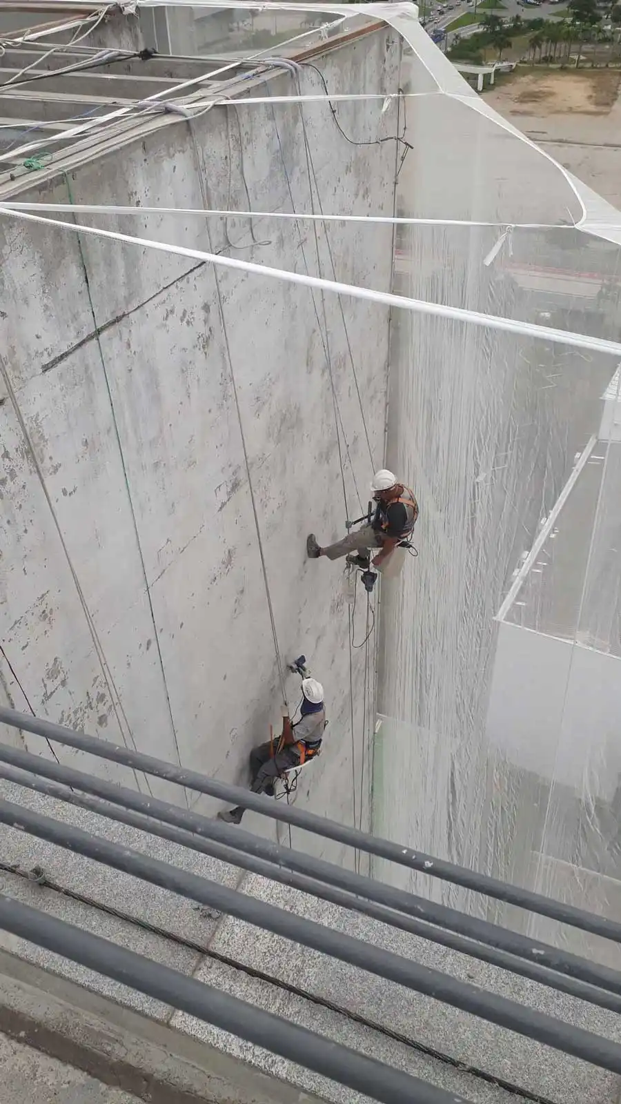 Impermeabilização torre 13 andares Tribunal de Justiça Florianópolis
