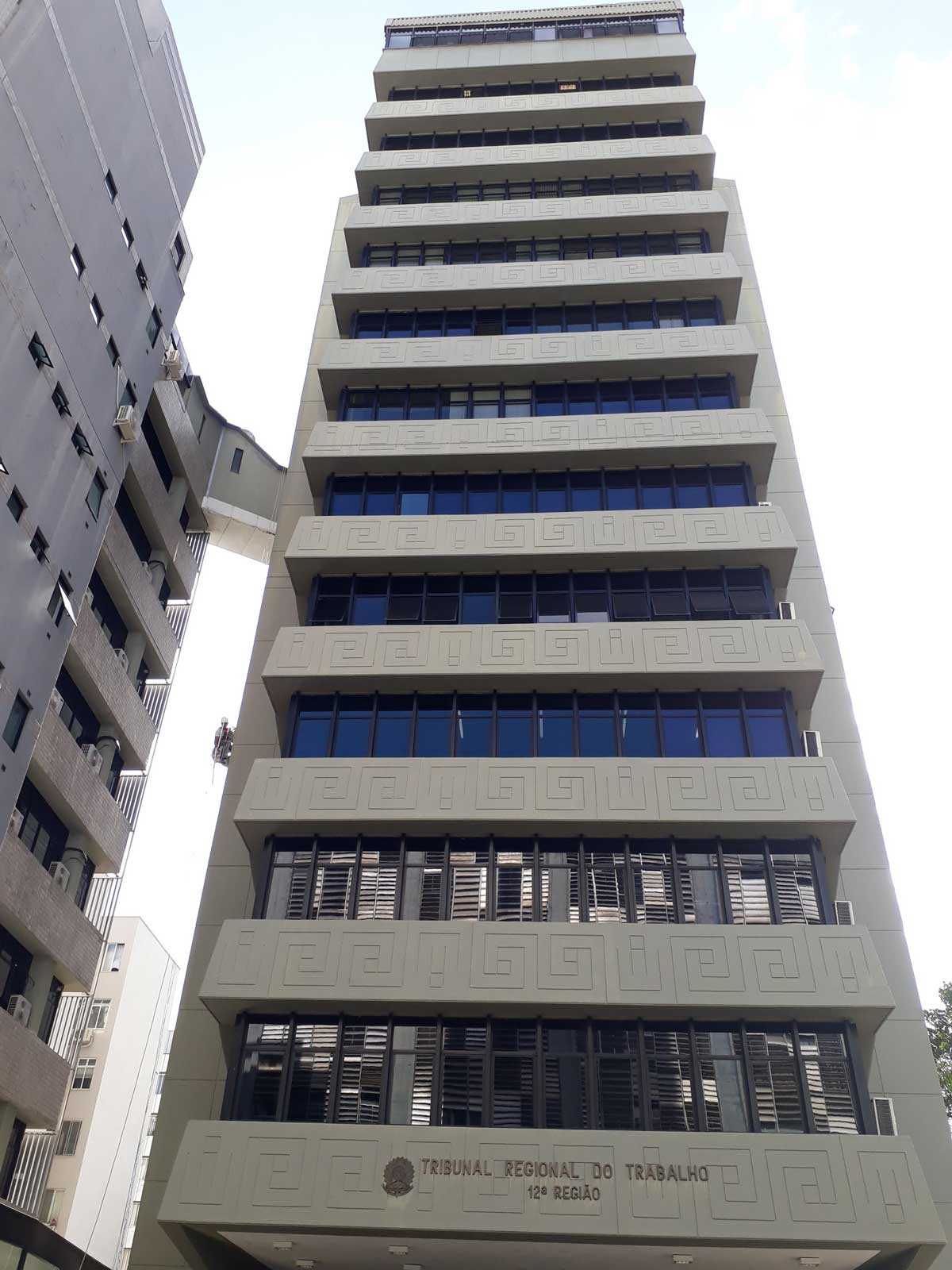 Obra Reforma Tribunal Regional do Trabalho Florianópolis Manutenção Predial