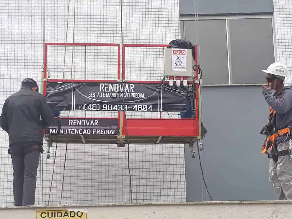Pintura Predial com Balancim - Renovar Florianópolis